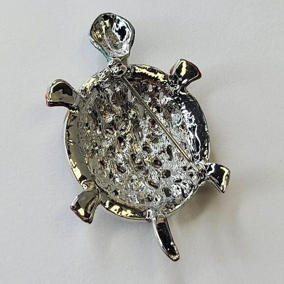 Sea Turtle Brooch Pin Tortoise Brooch - Picture 4 of 10